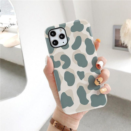 Leopard Print Phone Case iPhone 14 13 12 11 Pro Max case iPhone 14 13 12 mini case iPhone X XR XS Max - Decotree.co Online Shop