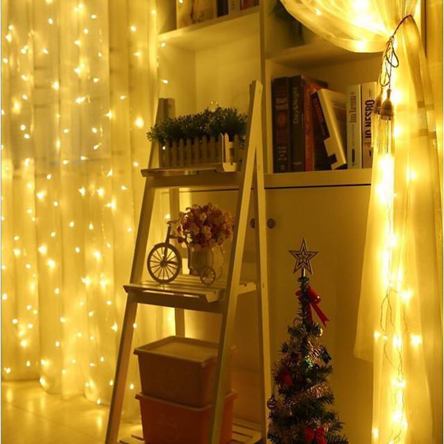 LIGHTING Window Curtain String Lights for Wedding Decorations - Decotree.co Online Shop
