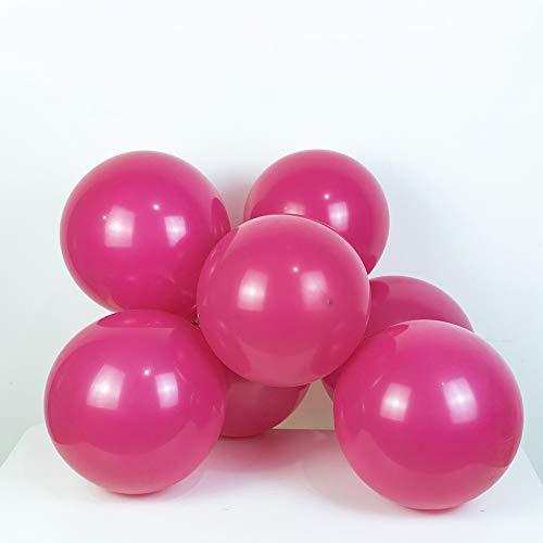 Macaron Rose Red Balloon Kit 144PCS 18In 12In 5In Macaron Pink Rese Red Blue Metallic Rose Gold Balloon Arch Garland - Decotree.co Online Shop