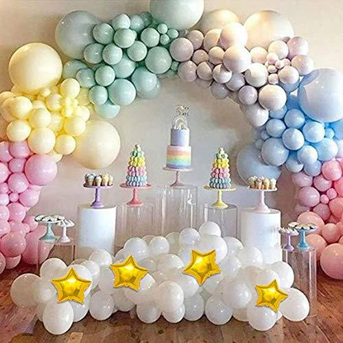 Magical Unicorn Rainbow Macaron Balloons Garland Arch Kit for Pastel Baby Shower Birthday Ice Cream Party Children's Party Decorations - Decotree.co Online Shop