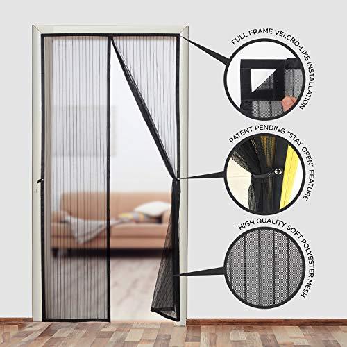 Magnetic Screen Door - Self Sealing, Heavy Duty, Hands Free Mesh Partition Keeps Bugs Out - Decotree.co Online Shop