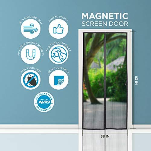 Magnetic Screen Door - Self Sealing, Heavy Duty, Hands Free Mesh Partition Keeps Bugs Out - Decotree.co Online Shop