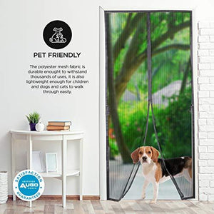 Magnetic Screen Door - Self Sealing, Heavy Duty, Hands Free Mesh Partition Keeps Bugs Out - Decotree.co Online Shop