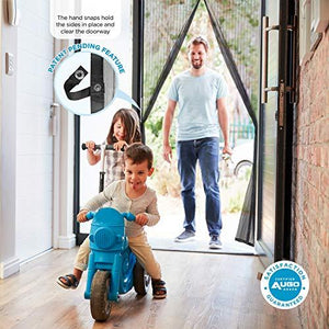 Magnetic Screen Door - Self Sealing, Heavy Duty, Hands Free Mesh Partition Keeps Bugs Out - Decotree.co Online Shop