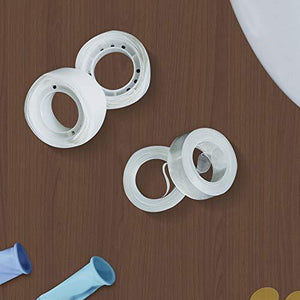 Metallic Blue Balloon Kit 147PCS 18In 12In 5In Metallic Sliver Macaron Blue Pearl Blue Transparent Balloon Arch Garland - Decotree.co Online Shop