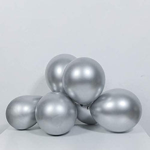 Metallic Blue Balloon Kit 147PCS 18In 12In 5In Metallic Sliver Macaron Blue Pearl Blue Transparent Balloon Arch Garland - Decotree.co Online Shop