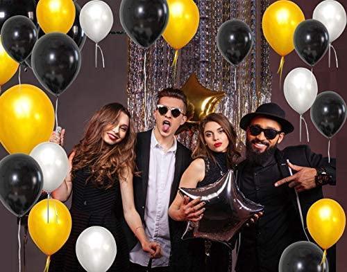 Metallic Chrome Silver Balloons 12 Inch Shiny Glossy Latex Helium party Balloons for Women Men Birthday Baby Shower Wedding Bridal Shower - Decotree.co Online Shop