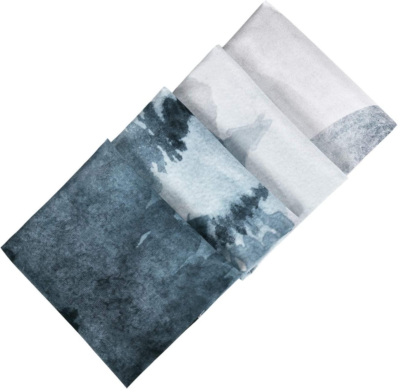 Misty Forest Tapestry Foggy Mountain Tapestry Magical Tree Tapestry Nature Tapestry Woodland Tapestry - Decotree.co Online Shop