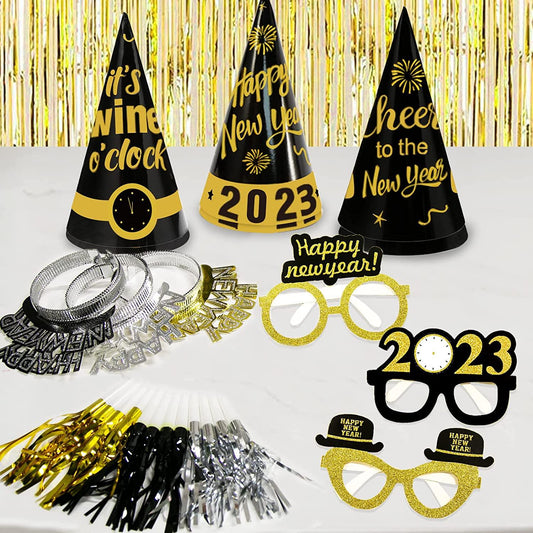 New Years Eve Party Supplies 2023 - Happy New Year Decorations Kit - Decotree.co Online Shop