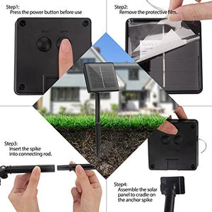 Outdoor Solar String Lights, 2 Pack 33Feet 100 Led Solar Powered Fairy Lights with 8 Modes Waterproof Decoration - Decotree.co Online Shop