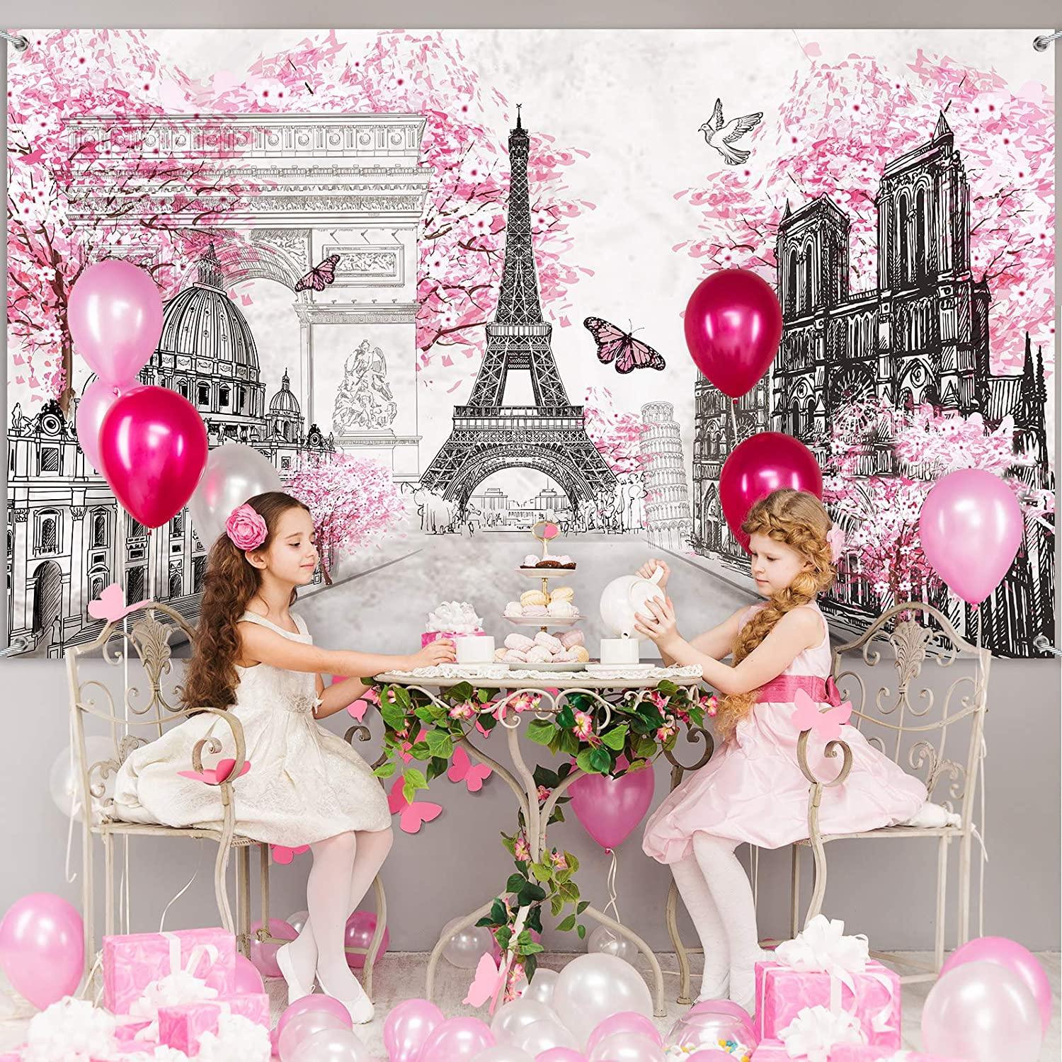 Pairs Backdrops Paris Tapestry Backdrop Paris Wall Art Eiffel Tower Photo Banner Backg ...