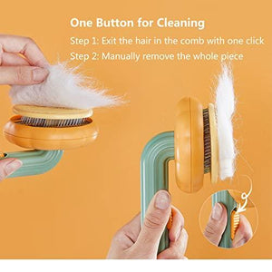 Pet Pumpkin Brush for Cats Dogs, Pet Hair Brush for Shedding and Grooming - Decotree.co Online Shop