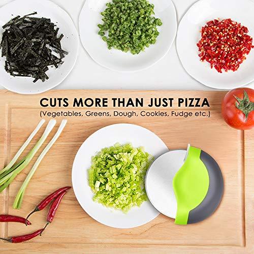 Pizza Cutter Wheel - Super Sharp and Easy To Clean Slicer, Kitchen Gadget with Protective Blade Guard - Decotree.co Online Shop