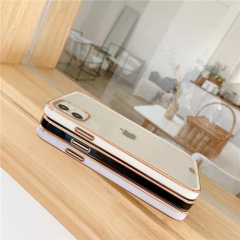 Pretty Electroplate iPhone 13 12 11 Pro Max case iPhone 13 12 mini case iPhone XR case iPhone XS Max Case iPhone 7 8 Plus - Decotree.co Online Shop