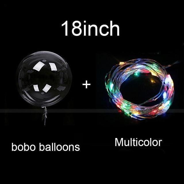 16ft Led String Clear Reusable Led Balloon Decorations for Wedding Birthday Christmas 