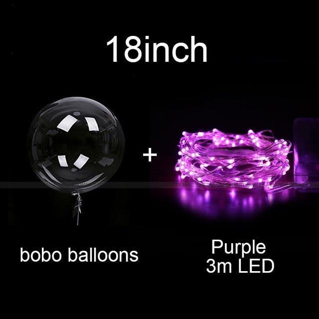 Reusable Led Bobo Balloon Party Decorations - Decotree.co Online Shop