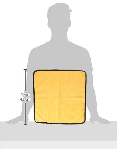 Professional Grade Premium Microfiber Towels, Gold 16" x 16", Pack of 3 - Decotree.co Online Shop