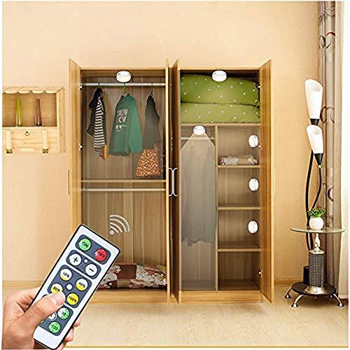 Puck Lights with Remote, Wireless Led Puck Lights Battery Operated, Led Puck Lights with Remote Control, Led Under Cabinet Lighting - Decotree.co Online Shop