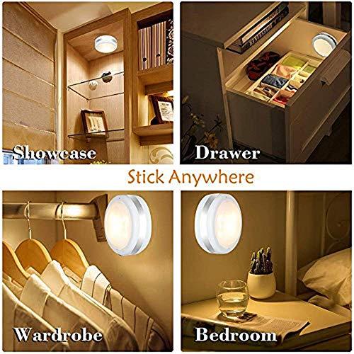 Puck Lights with Remote, Wireless Led Puck Lights Battery Operated, Led Puck Lights with Remote Control, Led Under Cabinet Lighting - Decotree.co Online Shop