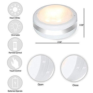 Puck Lights with Remote, Wireless Led Puck Lights Battery Operated, Led Puck Lights with Remote Control, Led Under Cabinet Lighting - Decotree.co Online Shop