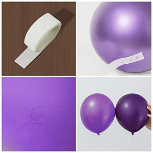 Purple Balloon Kit 136PCS 18In 12In 5In Purple Macaron Purple Metallic Purple Balloon Arch Garland - Decotree.co Online Shop