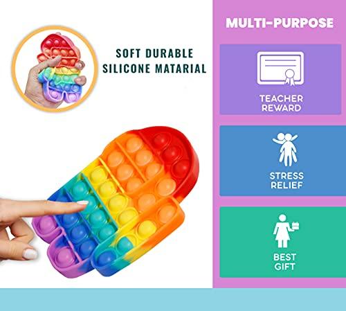 Push Pop Bubble Fidget Sensory Toy for Stress, Anxiety - Poppet Fidget Toy to Improve Focus - Decotree.co Online Shop