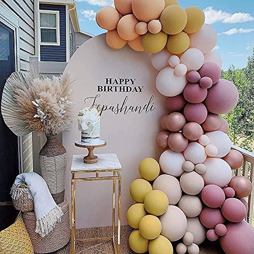 Retro Green Balloon Kit 136PCS 18In 12In 10In 5In Metallic Gold Green Balloon Arch Garland - Decotree.co Online Shop