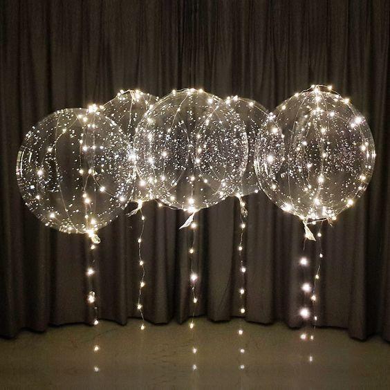 Reusable Led Balloons Helium Balloon Wedding Home Party Décor - Decotree.co Online Shop
