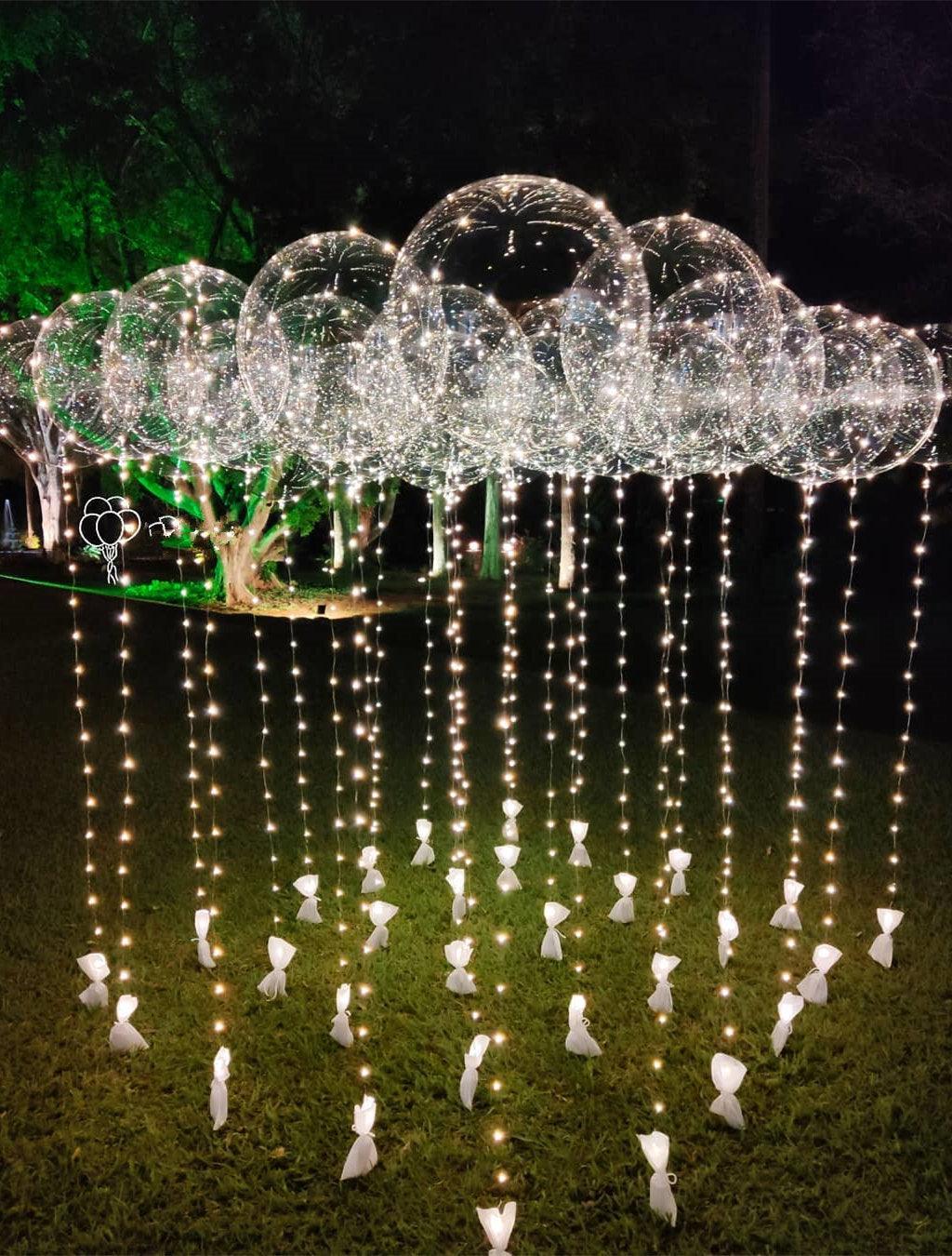 Led balloons wedding 60 photos - Astyledwedding.com