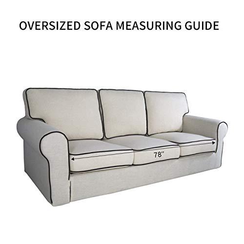 Reversible Quilted Sofa Cover, Water Resistant Slipcover Furniture Protector, Washable Couch Cover with Non Slip Foam and Elastic Straps - Decotree.co Online Shop