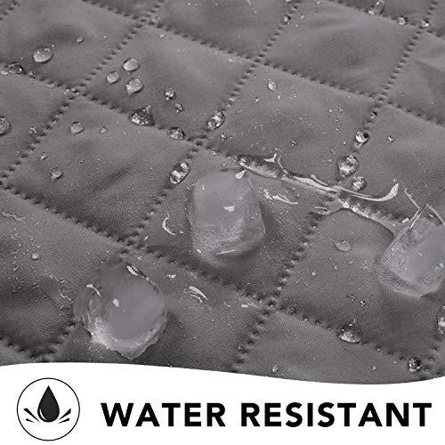 Reversible Quilted Sofa Cover, Water Resistant Slipcover Furniture Protector, Washable Couch Cover with Non Slip Foam and Elastic Straps - Decotree.co Online Shop