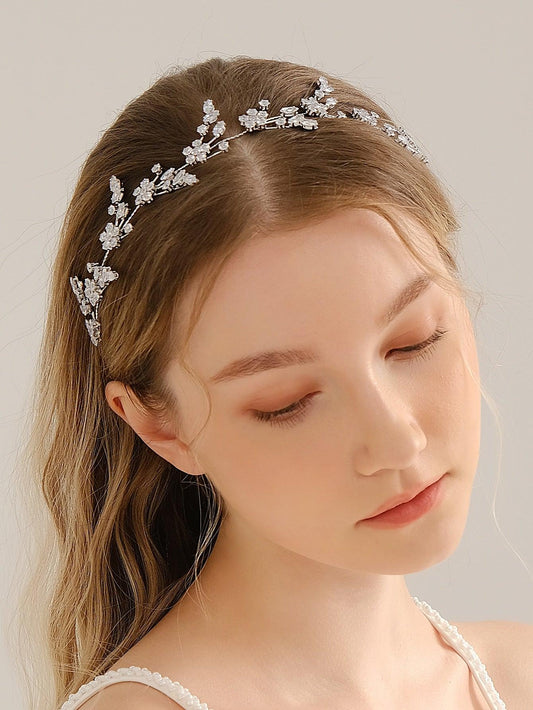 Rhinestone Decor Bridal Hair Band - Decotree.co Online Shop