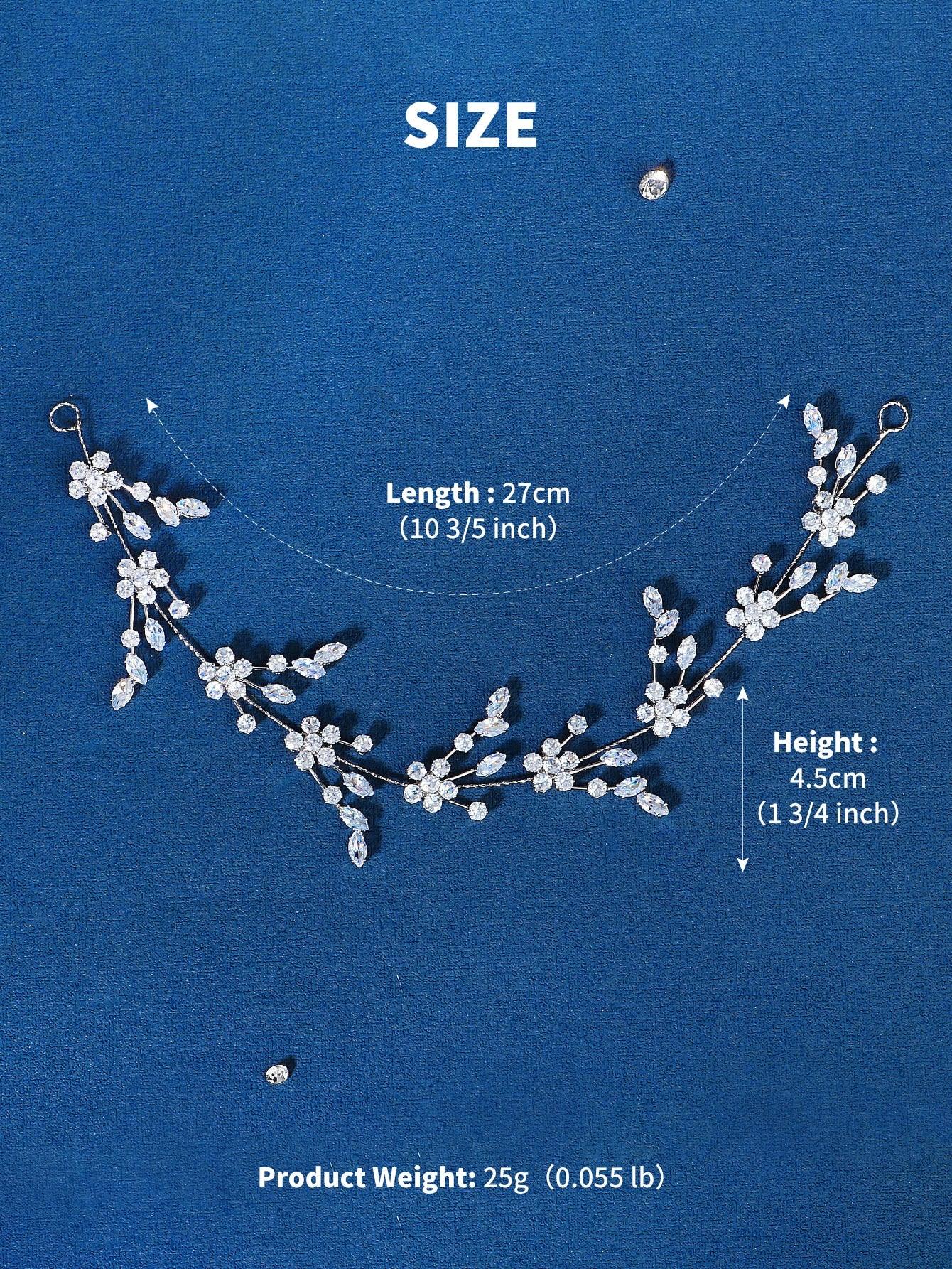 Rhinestone Decor Bridal Hair Band - Decotree.co Online Shop