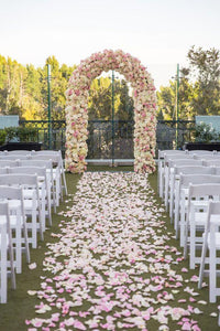 1000pcs Rose Petal Throwing Confetti, Fabric Creative Romantic Decoration For Wedding Party - Decotree.co Online Shop