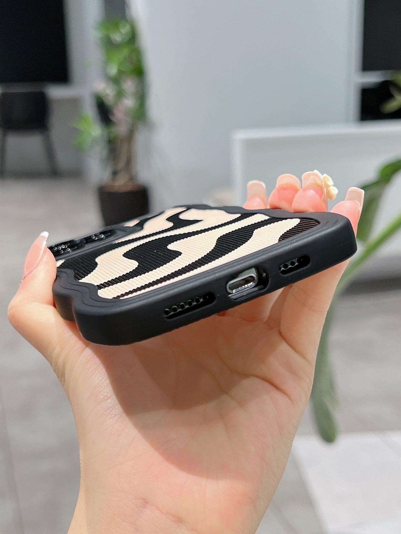 SHEIN X Otwarte Drzwi Striped PU Phone Case – Decotree.co Online Shop SHEIN X Otwarte Drzwi Striped PU Phone Case – Decotree.co Online Shop
