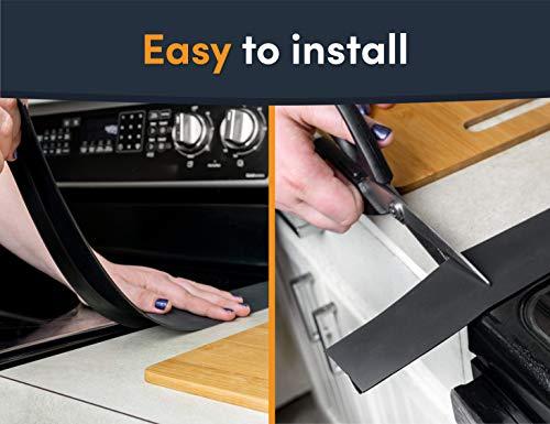 Silicone Stove Gap Covers (2 Pack), Heat Resistant Oven Gap Filler Seals - Decotree.co Online Shop