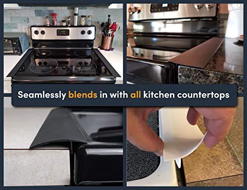Silicone Stove Gap Covers (2 Pack), Heat Resistant Oven Gap Filler Seals - Decotree.co Online Shop