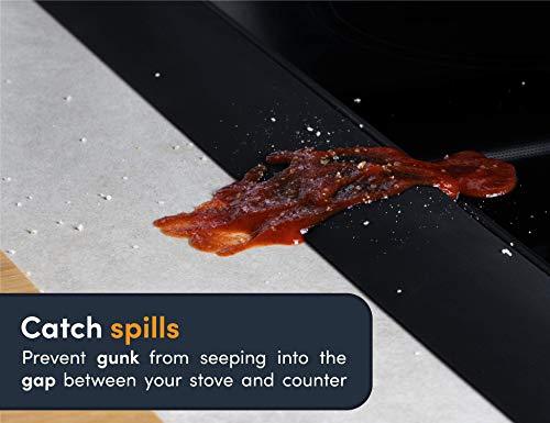 Silicone Stove Gap Covers (2 Pack), Heat Resistant Oven Gap Filler Seals - Decotree.co Online Shop