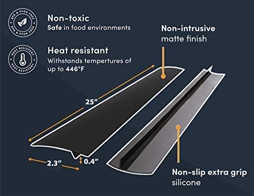 Silicone Stove Gap Covers (2 Pack), Heat Resistant Oven Gap Filler Seals - Decotree.co Online Shop