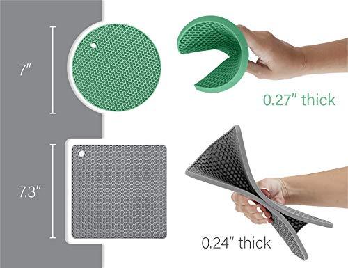 Silicone Trivets for Hot Dishes and Hot Pot Holder | Multipurpose Silicone Pot Holders for Kitchen - Decotree.co Online Shop