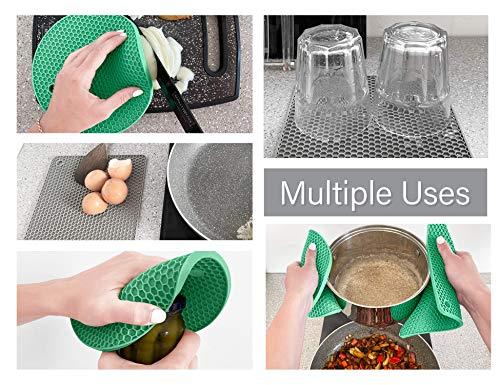 Silicone Trivets for Hot Dishes and Hot Pot Holder | Multipurpose Silicone Pot Holders for Kitchen - Decotree.co Online Shop