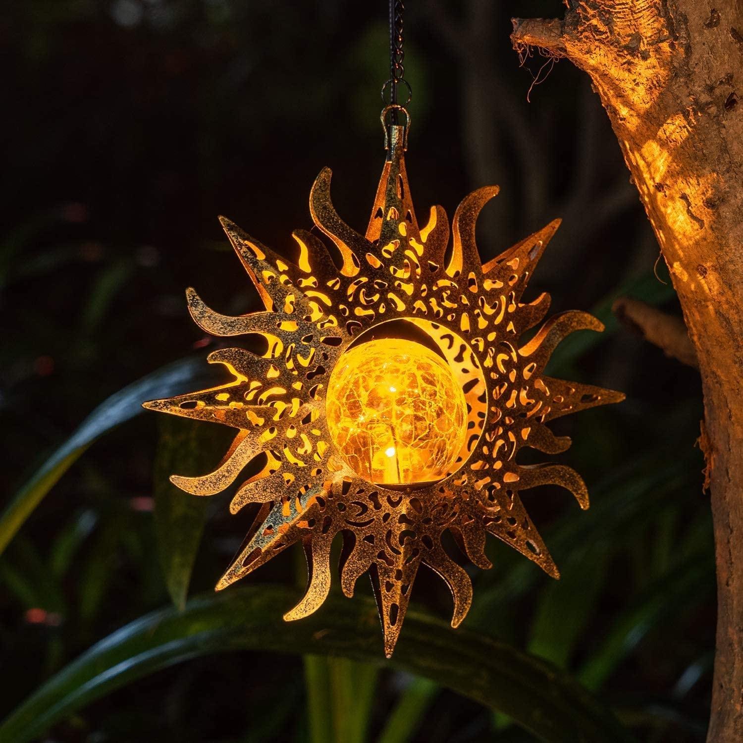 Solar yard decor on sale