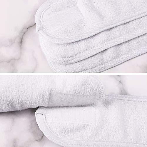 Spa Facial Headband Head Wrap Terry Cloth Headband 4 counts Stretch Towel for Bath, Makeup and Sport - Decotree.co Online Shop