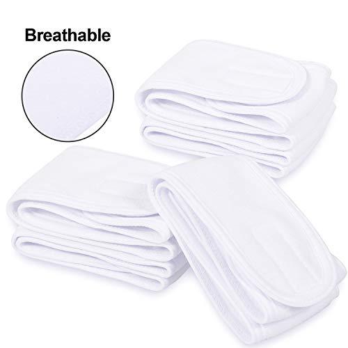 Spa Facial Headband Head Wrap Terry Cloth Headband 4 counts Stretch Towel for Bath, Makeup and Sport - Decotree.co Online Shop