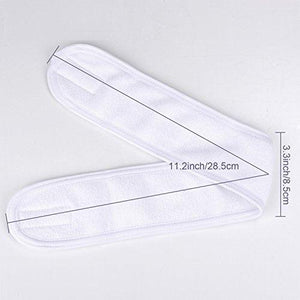 Spa Facial Headband Head Wrap Terry Cloth Headband 4 counts Stretch Towel for Bath, Makeup and Sport - Decotree.co Online Shop