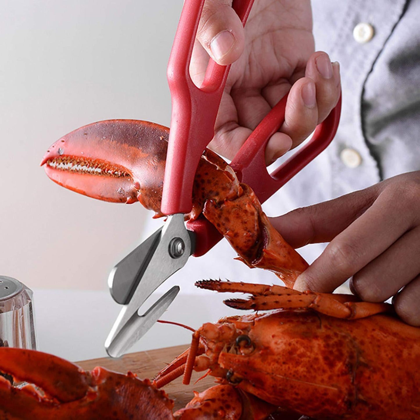 Stainless Steel Seafood Cutting Scissors - Decotree.co Online Shop