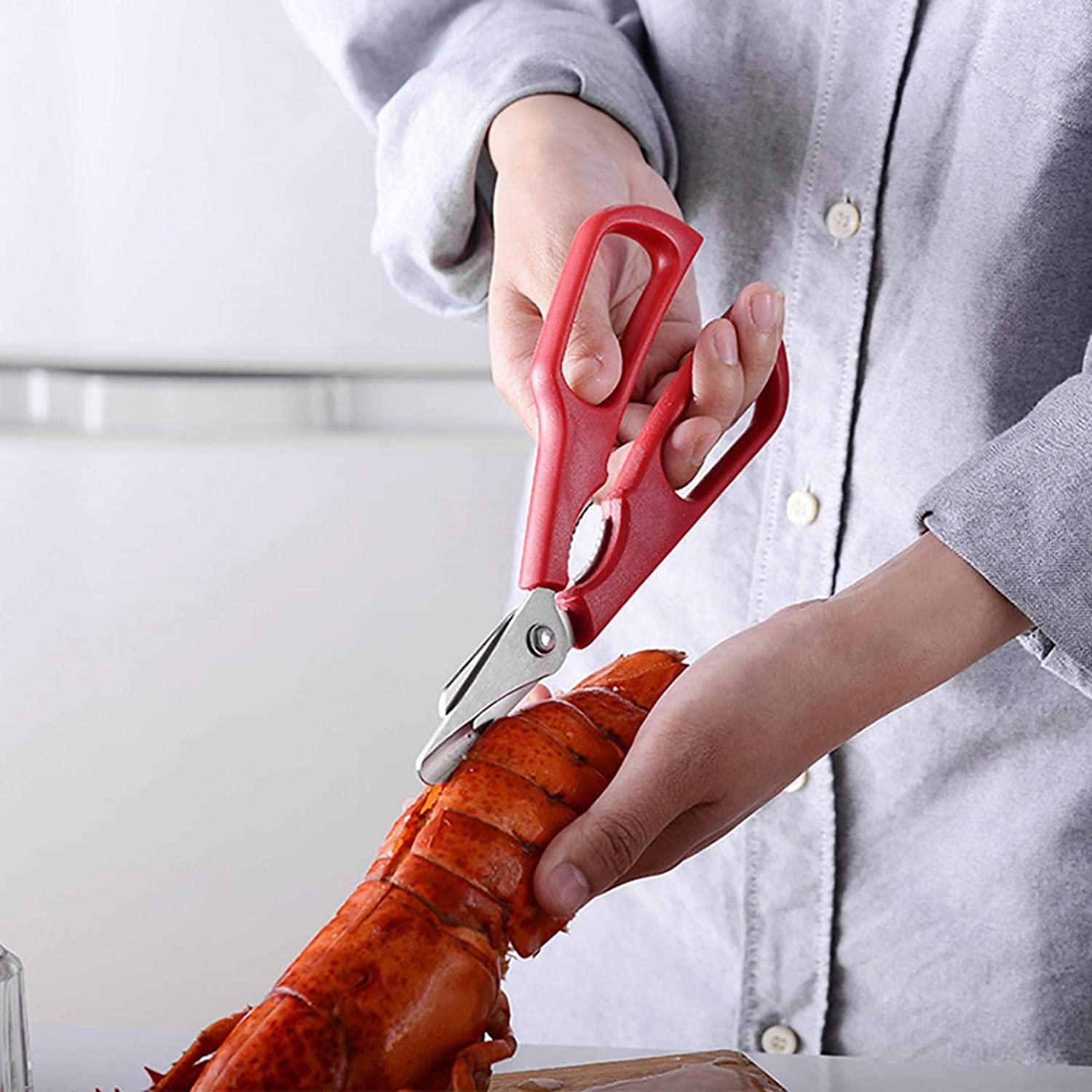 Stainless Steel Seafood Cutting Scissors - Decotree.co Online Shop