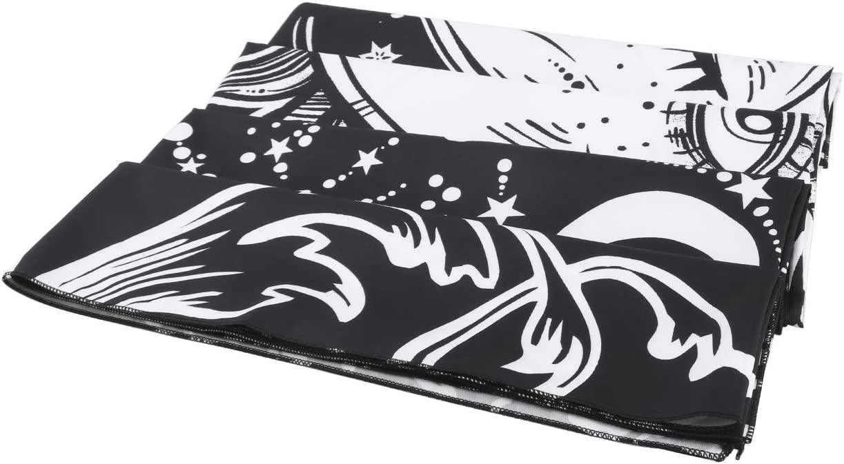 Sun and Moon Tapestry, Sun with Stars Psychedelic Popular Mystic Wall Hanging Tapestry for bedroom - Decotree.co Online Shop