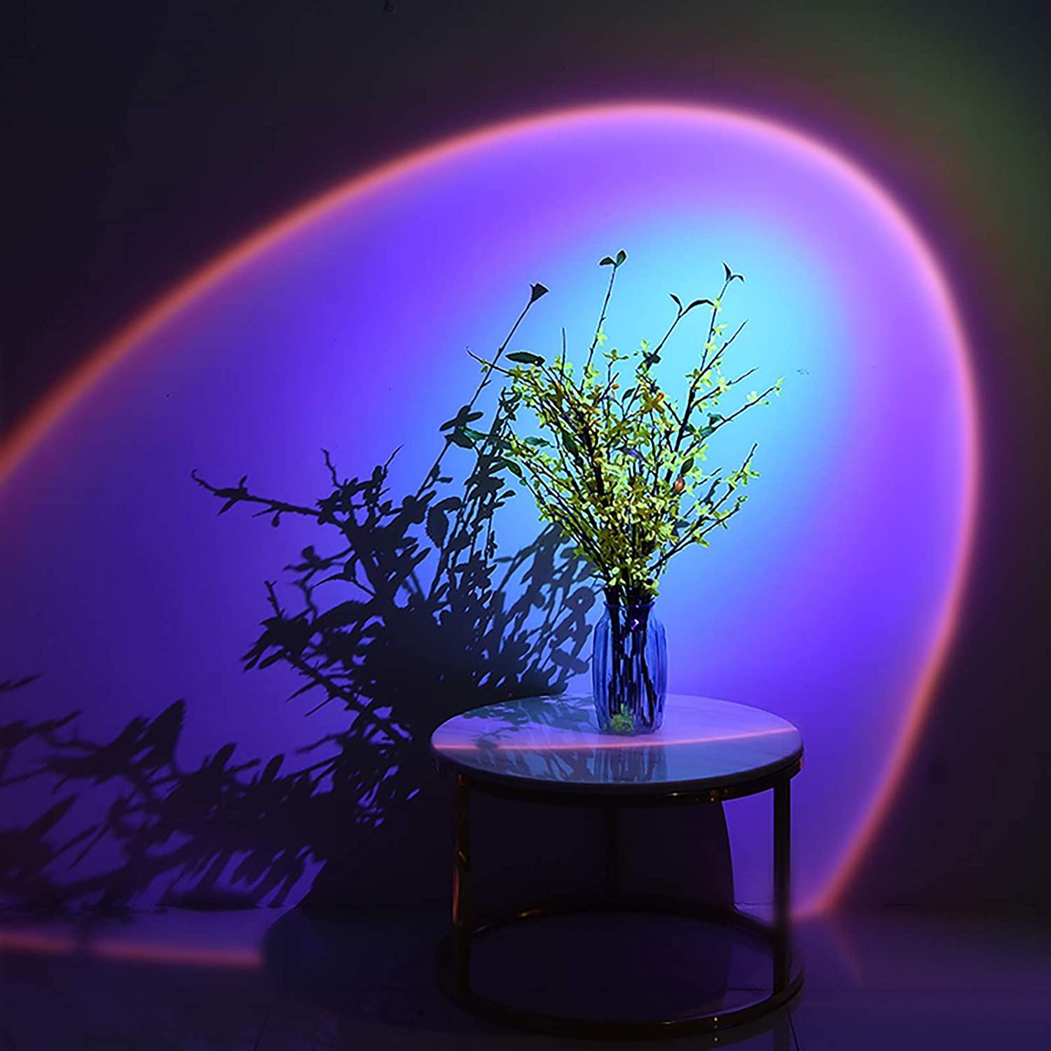 Sunset Projection Lamp, 180 Degree Rotation Rainbow Projection Lamp Led Light - Decotree.co Online Shop