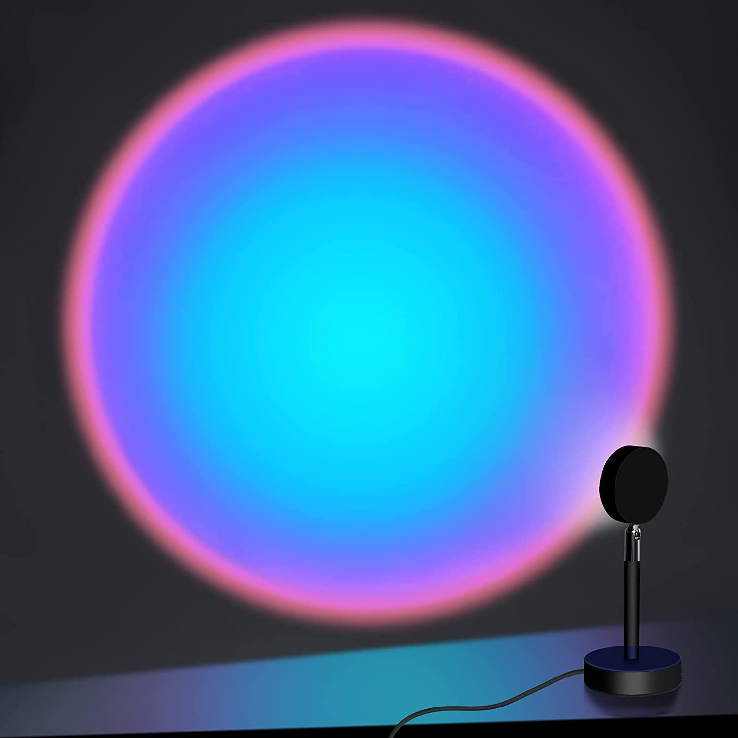 Sunset Projection Lamp, 180 Degree Rotation Rainbow Projection Lamp Led Light - Decotree.co Online Shop